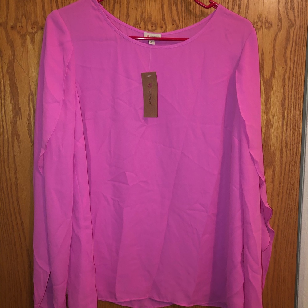 **brand new** cremieux S blouse with tags attached